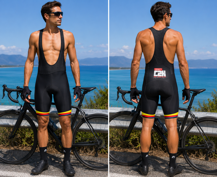 C2K Cycling Shorts with bibs - Image 4