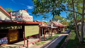 Historic Herberton village street view