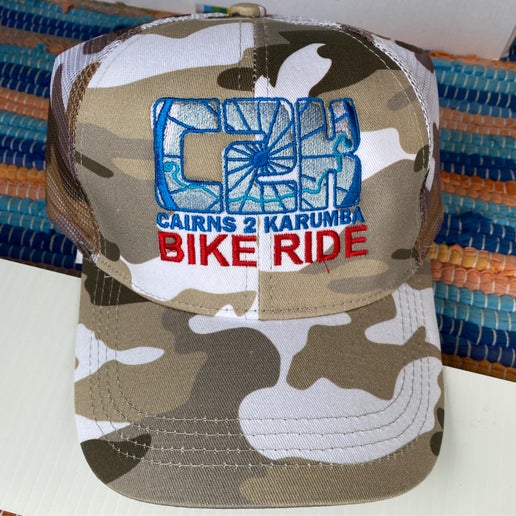 Cairns to Karumba Bike Ride Camo Cap