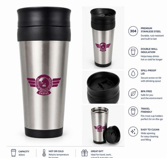 Silver Coffee Cup