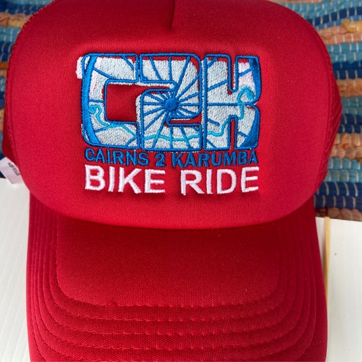 Cairns to Karumba BIke Ride Red Cap