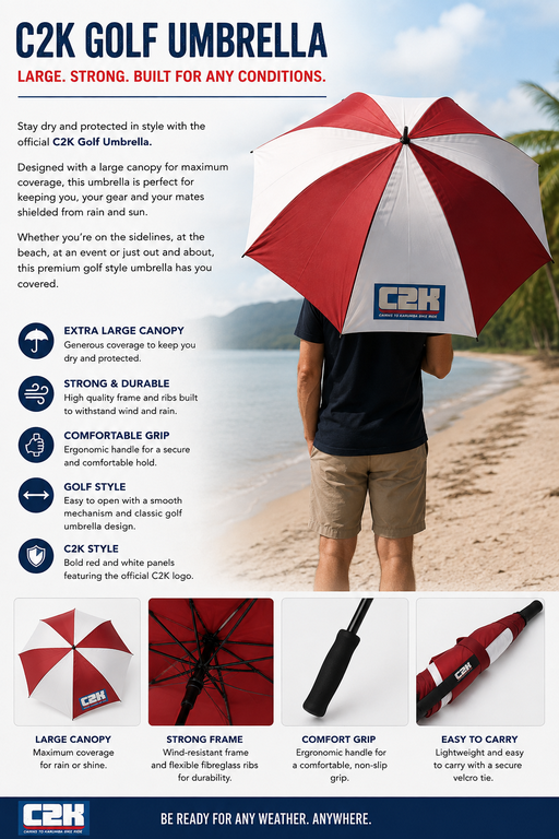 C2K Golf Size Umbrella - Image 3