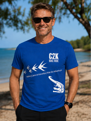 T-Shirt Blue Quick Dry